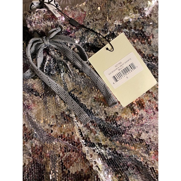 NWT Pam & Gela | Sequin Hi-Waist Shorts - Picture 8 of 9